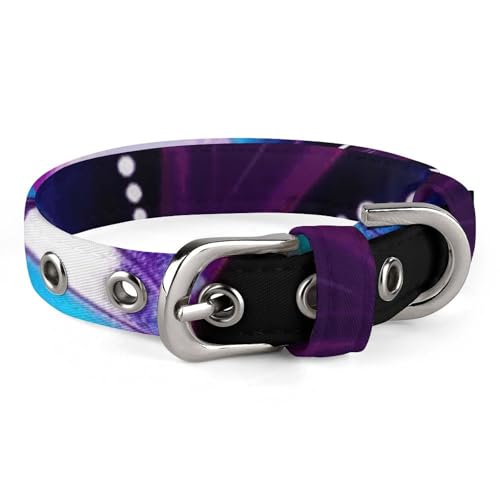Haustier-Halsband, blau-violetter Schmetterlings-Druck, stilvolles Haustier-Accessoire, modisches Haustierhalsband, verstellbares Haustierhalsband, leichtes Haustierhalsband Haustier-Halsband, blau-violetter Schmetterlings-Druck, stilvolles Haustier-Accessoire, modisches Haustierhalsband, verstellbares Haustierhalsband, leichtes Haustierhalsband von YJWANDO