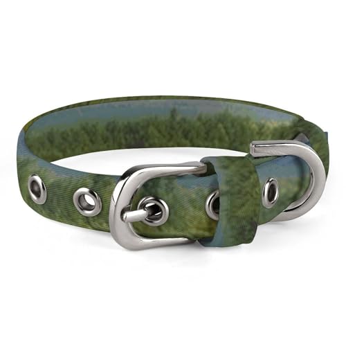 Haustier-Halsband, schöner Landschaftsdruck, stilvolles Haustier-Accessoire, modisches Haustierhalsband, verstellbares Haustierhalsband, leichtes Haustierhalsband Haustier-Halsband, schöner Landschaftsdruck, stilvolles Haustier-Accessoire, modisches Haustierhalsband, verstellbares Haustierhalsband, leichtes Haustierhalsband von YJWANDO