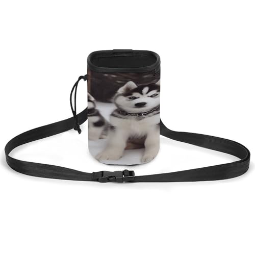 Haustier-Trainingspaket, bezaubernder Huskies-Druck, Haustier-Trainingstasche, stilvolle Hundetrainingstasche, Haustier-Hüfttasche, leicht und geräumig Haustier-Trainingspaket, bezaubernder Huskies-Druck, Haustier-Trainingstasche, stilvolle Hundetrainingstasche, Haustier-Hüfttasche, leicht und geräumig von YJWANDO