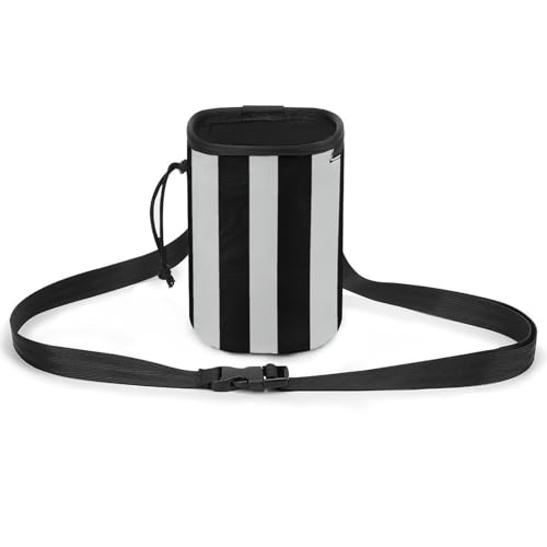 Haustier-Trainingspaket, schwarz-weiß gestreift, Haustier-Trainingstasche, stilvolle Hundetrainingstasche, Haustier-Hüfttasche, leicht und geräumig Haustier-Trainingspaket, schwarz-weiß gestreift, Haustier-Trainingstasche, stilvolle Hundetrainingstasche, Haustier-Hüfttasche, leicht und geräumig von YJWANDO