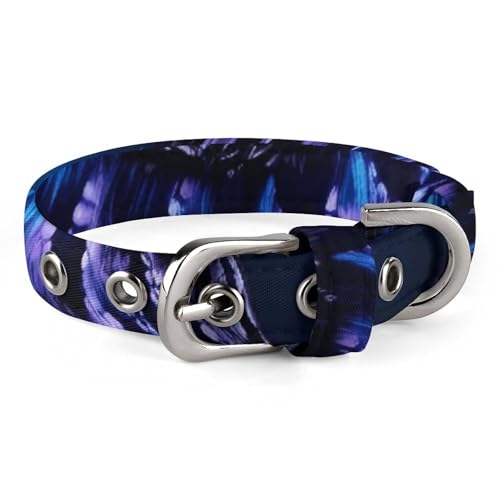 Haustierhalsband, blaues Eulen-Motiv, stilvolles Haustierzubehör, modisches Haustierhalsband, verstellbares Haustierhalsband, leichtes Haustierhalsband Haustierhalsband, blaues Eulen-Motiv, stilvolles Haustierzubehör, modisches Haustierhalsband, verstellbares Haustierhalsband, leichtes Haustierhalsband von YJWANDO