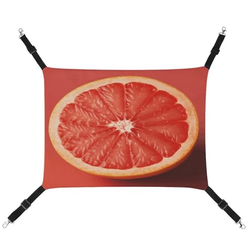 YJWANDO Haustier-Hängematte, reifer Grapefruit-Scheiben-Druck, bequeme Haustier-Hängematte, atmungsaktives Segeltuch, Haustierbett für Katzen und kleine Hunde, verstellbar und tragbar YJWANDO Haustier-Hängematte, reifer Grapefruit-Scheiben-Druck, bequeme Haustier-Hängematte, atmungsaktives Segeltuch, Haustierbett für Katzen und kleine Hunde, verstellbar und tragbar von YJWANDO