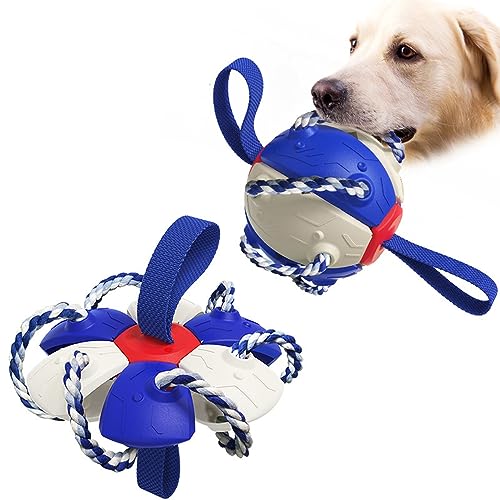 YKKJ Fliegender Ball für Hunde,Frisbee Ball,für Kleine Mittelgroße GroßeRassen, Geeignet für Drinnen Draußen. YKKJ Fliegender Ball für Hunde,Frisbee Ball,für Kleine Mittelgroße GroßeRassen, Geeignet für Drinnen Draußen. von YKKJ