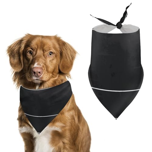 Classic Movie Schindelschal, schwarz, bedruckt, Polyester, Dreieckstuch – Einheitsgröße (70,1 x 30 cm) von YKLBV