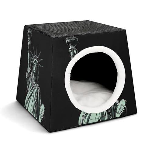 Weltraumkapsel Haustierhaus – Oxford-Gewebe Haustierhaus für Katzen, Hunde, Meerschweinchen und kleine Haustiere, Familie und Reisen, 35,1 x 35,1 x 30 cm Weltraumkapsel Haustierhaus – Oxford-Gewebe Haustierhaus für Katzen, Hunde, Meerschweinchen und kleine Haustiere, Familie und Reisen, 35,1 x 35,1 x 30 cm von YKLBV