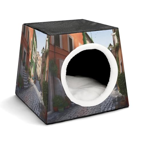Weltraumkapsel Haustierhaus – Oxford-Gewebe Haustierhaus für Katzen, Hunde, Meerschweinchen und kleine Haustiere, Familie und Reisen, 35,1 x 35,1 x 30 cm Weltraumkapsel Haustierhaus – Oxford-Gewebe Haustierhaus für Katzen, Hunde, Meerschweinchen und kleine Haustiere, Familie und Reisen, 35,1 x 35,1 x 30 cm von YKLBV