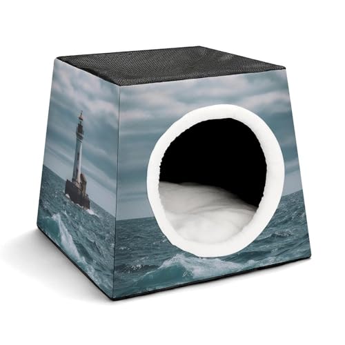 Weltraumkapsel Haustierhaus – Oxford-Gewebe Haustierhaus für Katzen, Hunde, Meerschweinchen und kleine Haustiere, Familie und Reisen, 35,1 x 35,1 x 30 cm Weltraumkapsel Haustierhaus – Oxford-Gewebe Haustierhaus für Katzen, Hunde, Meerschweinchen und kleine Haustiere, Familie und Reisen, 35,1 x 35,1 x 30 cm von YKLBV