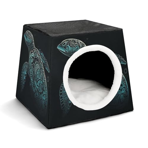 Weltraumkapsel Haustierhaus – Oxford-Gewebe Haustierhaus für Katzen, Hunde, Meerschweinchen und kleine Haustiere, Familie und Reisen, 35,1 x 35,1 x 30 cm Weltraumkapsel Haustierhaus – Oxford-Gewebe Haustierhaus für Katzen, Hunde, Meerschweinchen und kleine Haustiere, Familie und Reisen, 35,1 x 35,1 x 30 cm von YKLBV