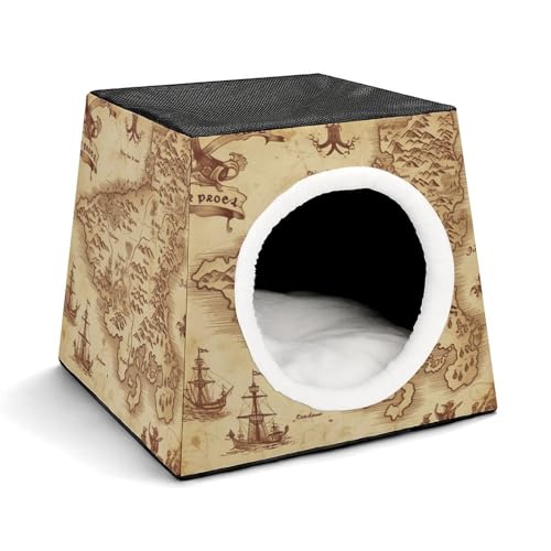 Weltraumkapsel Haustierhaus – Oxford-Gewebe Haustierhaus für Katzen, Hunde, Meerschweinchen und kleine Haustiere, Familie und Reisen, 35,1 x 35,1 x 30 cm Weltraumkapsel Haustierhaus – Oxford-Gewebe Haustierhaus für Katzen, Hunde, Meerschweinchen und kleine Haustiere, Familie und Reisen, 35,1 x 35,1 x 30 cm von YKLBV