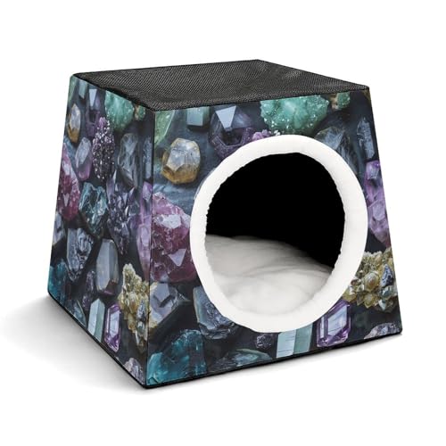 Weltraumkapsel Haustierhaus – Oxford-Gewebe Haustierhaus für Katzen, Hunde, Meerschweinchen und kleine Haustiere, Familie und Reisen, 35,1 x 35,1 x 30 cm Weltraumkapsel Haustierhaus – Oxford-Gewebe Haustierhaus für Katzen, Hunde, Meerschweinchen und kleine Haustiere, Familie und Reisen, 35,1 x 35,1 x 30 cm von YKLBV