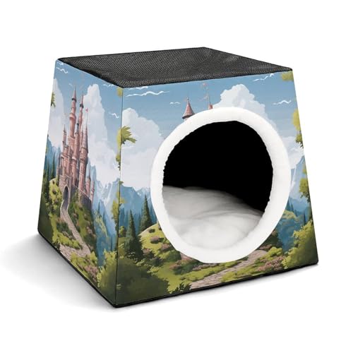 Weltraumkapsel Haustierhaus – Oxford-Gewebe Haustierhaus für Katzen, Hunde, Meerschweinchen und kleine Haustiere, Familie und Reisen, 35,1 x 35,1 x 30 cm Weltraumkapsel Haustierhaus – Oxford-Gewebe Haustierhaus für Katzen, Hunde, Meerschweinchen und kleine Haustiere, Familie und Reisen, 35,1 x 35,1 x 30 cm von YKLBV