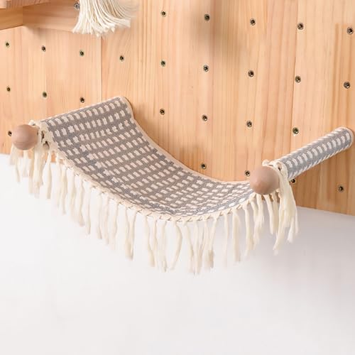 An der Wand befestigter Katzenkletterrahmen, Katzenregal, Katzenwandregale aus Lochplatten, kostenlose DIY-Kombination, nimmt keinen Platz EIN(S3) von YKMYXZ