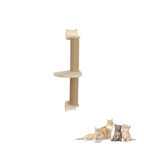 Katzenklettergerüst, Katzenstange, Katzenvilla, Raumkapsel, Sprungplattform, Glasplankenstraße, DIY-Kombination(S13) von YKMYXZ