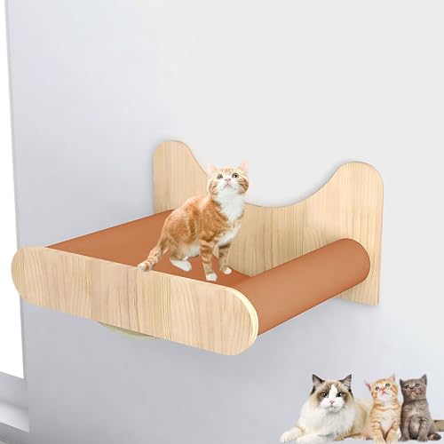 Moderne Wandmontierte Katzenmöbel, Katzenkletterwand, Katzenwandregale, DIY Decken- und Wandkombinationsset, Platzsparend(S4) von YKMYXZ