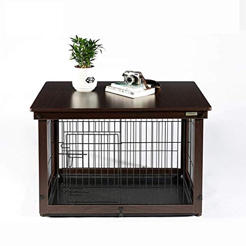 Pet's Home, Hundekäfige, Hundekäfig, Innenzaun, Zaun aus Holz, Katzenkäfig, Hundekäfig, Hundehütte im Freien, Laufnetz, Plus ABS-Tablett, Plus Käfig, Plus Holzabdeckung, dunkelbraune Hundehütte(L) Pet's Home, Hundekäfige, Hundekäfig, Innenzaun, Zaun aus Holz, Katzenkäfig, Hundekäfig, Hundehütte im Freien, Laufnetz, Plus ABS-Tablett, Plus Käfig, Plus Holzabdeckung, dunkelbraune Hundehütte(L) von YKMYXZ