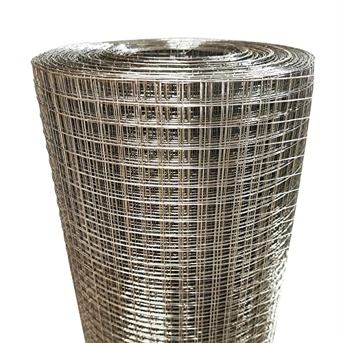 YKMYXZ, 304 Edelstahl Schweißdrahtgeflecht 18mm Loch Quadrat Hardware Tuch Zaun Mesh Roll Garten Netting for Zaun Oder Tier Control(1x2m) von YKMYXZ