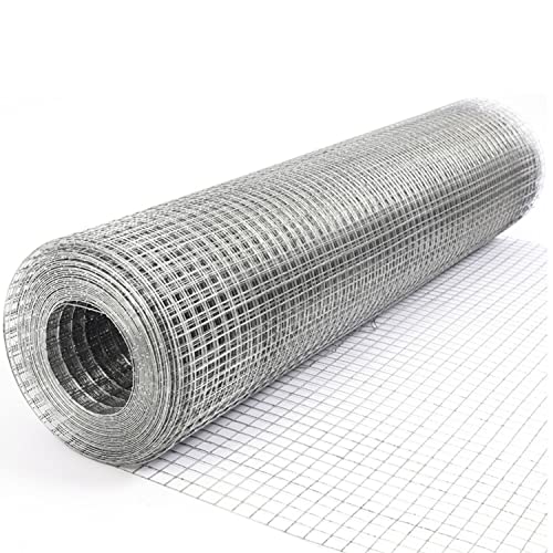 YKMYXZ, Drahtgeflechtrolle 304 Edelstahlgewebe, komplett verschweißt, 2 x 2 Zoll quadratische Öffnungen(1x2m) von YKMYXZ