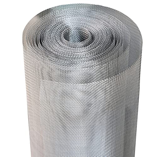 YKMYXZ, Edelstahlgewebedraht 20 Mesh, Insektenschutzgitter aus Metall, Lüftungsgitter aus Metall, korrosionsbeständig, for Zuhause(0.6x2m) von YKMYXZ