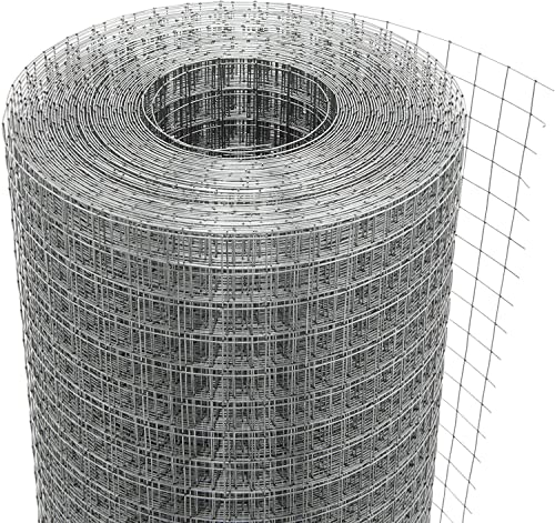 YKMYXZ, Hardware-Tuch 304 Edelstahl 40 x 40 mm quadratische Öffnungen Hühnerdrahtnetz Geflügelgehege Gartenzaunrolle Leicht zu schneiden(1x2m) von YKMYXZ