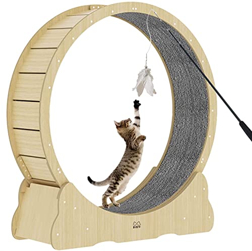 YKMYXZ, Katzenspielzeug, Haustier-Roller, Sport-Klettergerüst, Heimtierbedarf for kleine/mittelgroße Haustiere, Indoor-Übung(Brown,M) von YKMYXZ