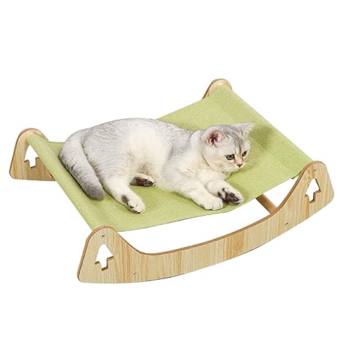 YKMYXZ Katzenregale, Katzenhängematten-Haustierbett, bodenstehendes Katzenschaukelbett aus Holz, Haustiermöbel for Katzen und Hunde im Innenbereich YKMYXZ Katzenregale, Katzenhängematten-Haustierbett, bodenstehendes Katzenschaukelbett aus Holz, Haustiermöbel for Katzen und Hunde im Innenbereich von YKMYXZ