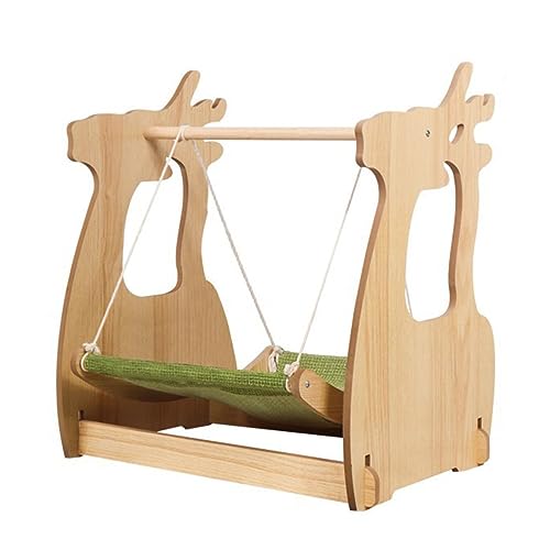 YKMYXZ Katzenregale, Katzenschaukelbett aus massivem Holz, einfach zu montierende Hängematte for Katzen und Hunde im Innenbereich, leicht tragen, 7 kg YKMYXZ Katzenregale, Katzenschaukelbett aus massivem Holz, einfach zu montierende Hängematte for Katzen und Hunde im Innenbereich, leicht tragen, 7 kg von YKMYXZ