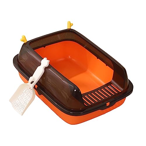 YKMYXZ Katzentoilette, Halbgeschlossene Katzentoilette, erhöhtes tiefes Klo, große Bettpfanne, Katzentoilette, Katzentoilette, Haustierzubehör, leicht zu reinigen und zusammenzubauen, YKMYXZ Katzentoilette, Halbgeschlossene Katzentoilette, erhöhtes tiefes Klo, große Bettpfanne, Katzentoilette, Katzentoilette, Haustierzubehör, leicht zu reinigen und zusammenzubauen, von YKMYXZ