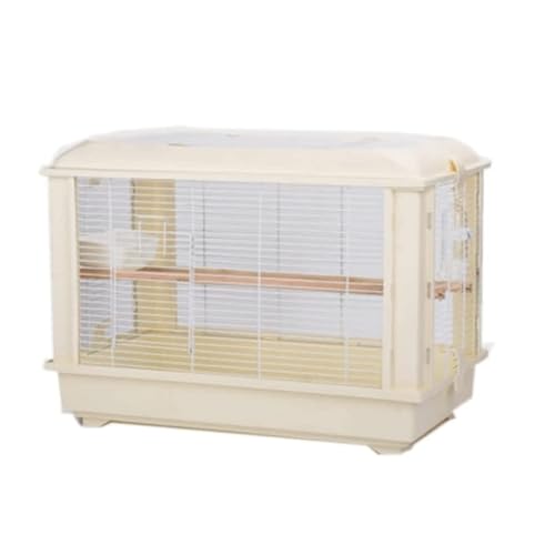 YKMYXZ Vogelkäfige Große Acryl-Vogelträger Luxus-Vogelkäfig Kreativer einfacher Vogelhausträger(Beige a) von YKMYXZ