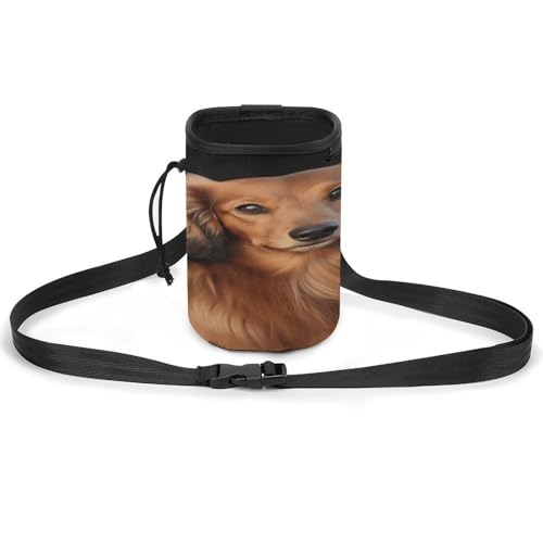 Leichtes Haustier-Trainingspaket, langhaariger Dackel-Druck, vielseitige Haustier-Trainingstasche, stilvolles Haustierzubehör, ideal für Spaziergänge mit dem Hund Leichtes Haustier-Trainingspaket, langhaariger Dackel-Druck, vielseitige Haustier-Trainingstasche, stilvolles Haustierzubehör, ideal für Spaziergänge mit dem Hund von YKUDBN