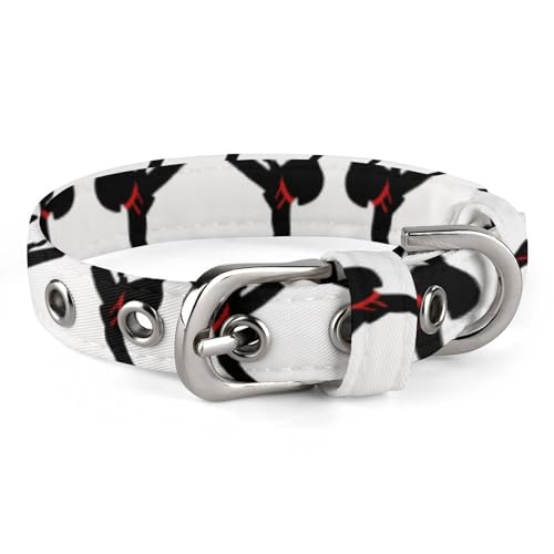 Niedliches Haustier-Halsband, Karate-Boy, wechselbarer Gürtel, Farbdruck, verstellbares Hundehalsband, Katzenhalsband, geeignet für kleine und mittelgroße Hunde Niedliches Haustier-Halsband, Karate-Boy, wechselbarer Gürtel, Farbdruck, verstellbares Hundehalsband, Katzenhalsband, geeignet für kleine und mittelgroße Hunde von YKUDBN