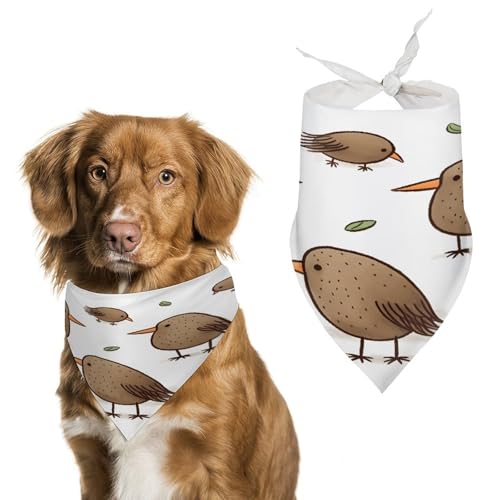 Premium-Haustier-Schal, Kiwi-Vögel, niedlicher Druck, weich und atmungsaktiv, Dreieckstuch für Hunde und Katzen, perfekt für den täglichen Gebrauch oder besondere Anlässe Premium-Haustier-Schal, Kiwi-Vögel, niedlicher Druck, weich und atmungsaktiv, Dreieckstuch für Hunde und Katzen, perfekt für den täglichen Gebrauch oder besondere Anlässe von YKUDBN