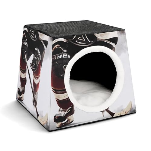 YKUDBN Cozy Capsule Pet Nest for Small Cats and Dogs, Ice Hockey Pattern Print Portable Pet Nest Small Pet Nest Capsule Design Pet Nest Small Animal Nest YKUDBN Cozy Capsule Pet Nest for Small Cats and Dogs, Ice Hockey Pattern Print Portable Pet Nest Small Pet Nest Capsule Design Pet Nest Small Animal Nest von YKUDBN