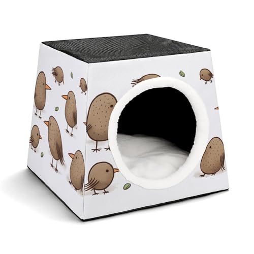 YKUDBN Cozy Capsule Pet Nest for Small Cats and Dogs, Kiwi Birds Cute Print Portable Pet Nest Small Pet Nest Capsule Design Pet Nest Small Animal Nest YKUDBN Cozy Capsule Pet Nest for Small Cats and Dogs, Kiwi Birds Cute Print Portable Pet Nest Small Pet Nest Capsule Design Pet Nest Small Animal Nest von YKUDBN