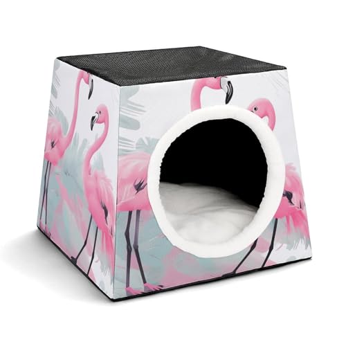 YKUDBN Cozy Capsule Pet Nest for Small Cats and Dogs, Love Flamingo Print Portable Pet Nest Small Pet Nest Capsule Design Pet Nest Small Animal Nest YKUDBN Cozy Capsule Pet Nest for Small Cats and Dogs, Love Flamingo Print Portable Pet Nest Small Pet Nest Capsule Design Pet Nest Small Animal Nest von YKUDBN