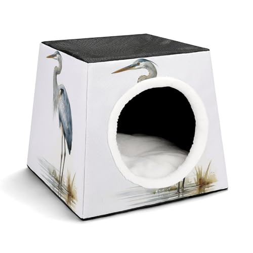 YKUDBN Gemütliche Kapsel Haustiernest für kleine Katzen und Hunde, Langschnabelreiher Druck Tragbares Haustiernest Kleines Haustiernest Kapsel-Design Haustiernest Kleintiernest YKUDBN Gemütliche Kapsel Haustiernest für kleine Katzen und Hunde, Langschnabelreiher Druck Tragbares Haustiernest Kleines Haustiernest Kapsel-Design Haustiernest Kleintiernest von YKUDBN