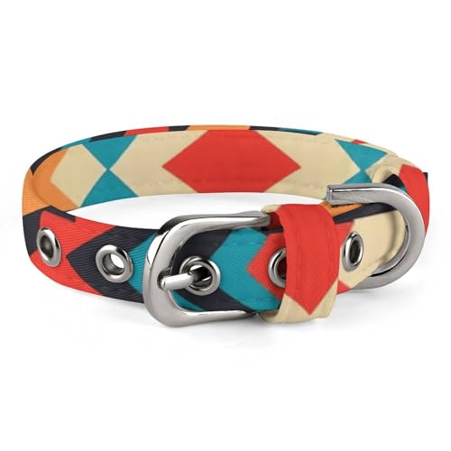 YKUDBN Niedliches Haustier-Halsband, verstellbares Hundehalsband mit Indianer-Druck, abreißbar, geeignet für kleine und mittelgroße Hunde YKUDBN Niedliches Haustier-Halsband, verstellbares Hundehalsband mit Indianer-Druck, abreißbar, geeignet für kleine und mittelgroße Hunde von YKUDBN