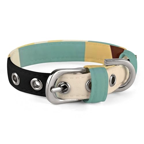 YKUDBN Niedliches Haustierhalsband, Mitte des Jahrhunderts, moderner Kunst-Katzen-Druck, verstellbares Hundehalsband, geeignet für kleine und mittelgroße Hunde YKUDBN Niedliches Haustierhalsband, Mitte des Jahrhunderts, moderner Kunst-Katzen-Druck, verstellbares Hundehalsband, geeignet für kleine und mittelgroße Hunde von YKUDBN