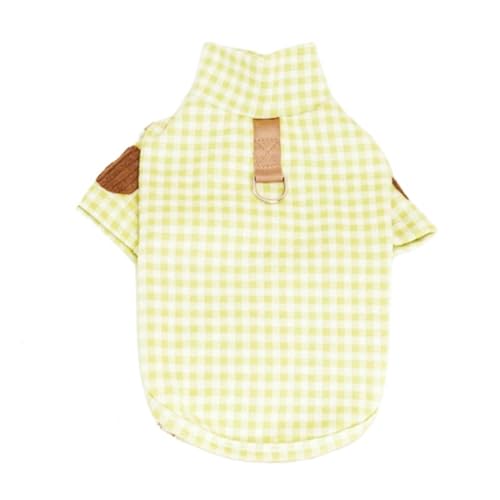 Sommer Hundekleidung Haustier Hund Kleidung Plaid Shirt Pullover Nette Einfarbig Kleidung- Grün-M Sommer Hundekleidung Haustier Hund Kleidung Plaid Shirt Pullover Nette Einfarbig Kleidung- Grün-M von YLCYDLYU