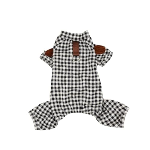 Sommer Hundekleidung Haustier Hund Kleidung Plaid Shirt Pullover Nette Einfarbig Kleidung-blau_a-M Sommer Hundekleidung Haustier Hund Kleidung Plaid Shirt Pullover Nette Einfarbig Kleidung-blau_a-M von YLCYDLYU