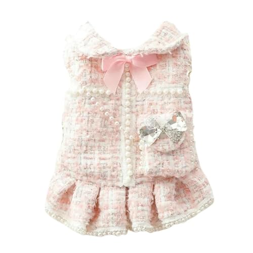 Sommer Hundekleidung Katze Hund Kleid Kleidung Hochzeit Welpen Kleidung-Rosa-L Sommer Hundekleidung Katze Hund Kleid Kleidung Hochzeit Welpen Kleidung-Rosa-L von YLCYDLYU