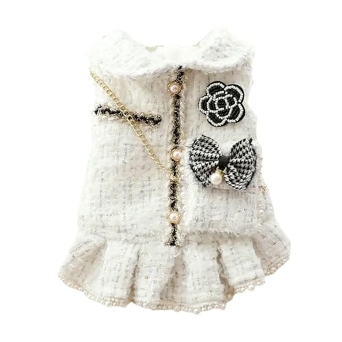 Sommer Hundekleidung Katze Hund Kleid Kleidung Hochzeit Welpen Kleidung-Weiss-L Sommer Hundekleidung Katze Hund Kleid Kleidung Hochzeit Welpen Kleidung-Weiss-L von YLCYDLYU