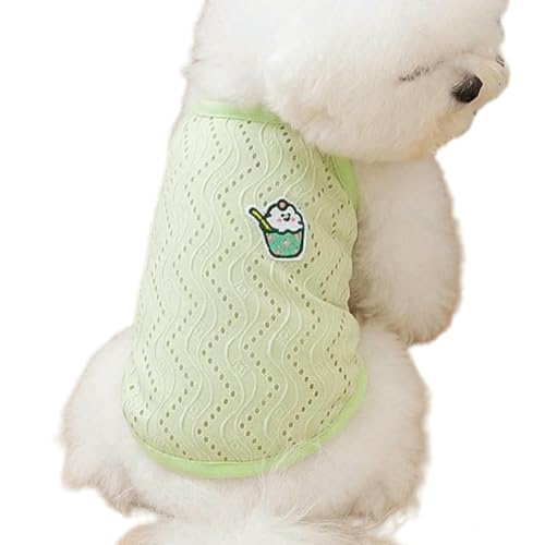 Sommer Hundekleidung Kleine Hundeweste Sommerkleidung Hundeweste Kleidung T-Shirt-Grün-M Sommer Hundekleidung Kleine Hundeweste Sommerkleidung Hundeweste Kleidung T-Shirt-Grün-M von YLCYDLYU