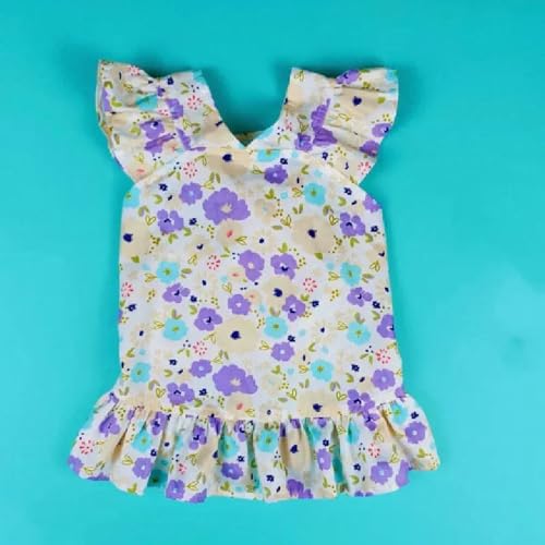 Sommer Hundekleidung Mittlere Und Große Hunde Blumenrock Frühling Und Sommer Atmungsaktive Hundekleidung Weiche Haustierkleidung-LILA-4XL Sommer Hundekleidung Mittlere Und Große Hunde Blumenrock Frühling Und Sommer Atmungsaktive Hundekleidung Weiche Haustierkleidung-LILA-4XL von YLCYDLYU