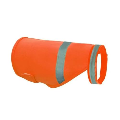 Sommer Hundekleidung Reflektierende Hundeweste, Atmungsaktive, Verstellbare Haustierkleidung-Orange-L Sommer Hundekleidung Reflektierende Hundeweste, Atmungsaktive, Verstellbare Haustierkleidung-Orange-L von YLCYDLYU