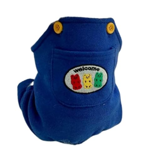 Sommer Hundekleidung Sommer-Hundekleidung, Süßer Einteiler Für Haustiere, Colorblock, Lässige Jacke-Blau-XS Sommer Hundekleidung Sommer-Hundekleidung, Süßer Einteiler Für Haustiere, Colorblock, Lässige Jacke-Blau-XS von YLCYDLYU