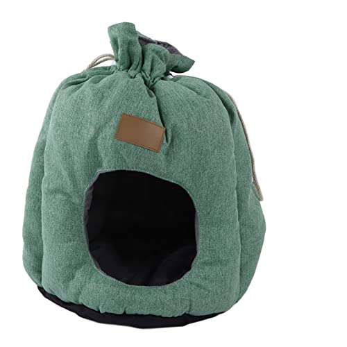 Katzenbett aus Leinen, PP-Baumwolle, Geschlossenes Katzennest, Rutschfestes Katzenschlafhaus, Multifunktionales Haustierbett für Alle Jahreszeiten, Zuhause, Drinnen, Katzen,(Qiankun Tasche-Olivgrün) Katzenbett aus Leinen, PP-Baumwolle, Geschlossenes Katzennest, Rutschfestes Katzenschlafhaus, Multifunktionales Haustierbett für Alle Jahreszeiten, Zuhause, Drinnen, Katzen,(Qiankun Tasche-Olivgrün) von YLSZHY
