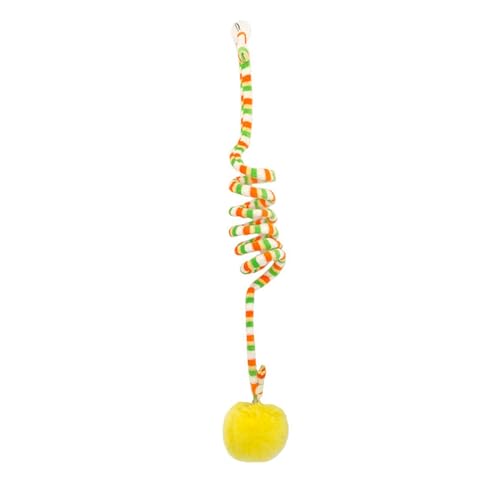 YLSZHY Katzenspielzeug Zum Aufhängen an der Tür, Plüschbälle, Spielzeug mit Glocke und Saugnapf, Interaktives Katzenspielzeug Zur Fixierung für Drinnen, Katzen, Kätzchen, Zum Unterhalten und(Orange) YLSZHY Katzenspielzeug Zum Aufhängen an der Tür, Plüschbälle, Spielzeug mit Glocke und Saugnapf, Interaktives Katzenspielzeug Zur Fixierung für Drinnen, Katzen, Kätzchen, Zum Unterhalten und(Orange) von YLSZHY