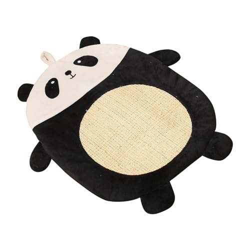 YLSZHYR Sisal-Katzenkratzbrett, Horizontaler Katzenboden-Kratzpad-Teppich für Den Innenbereich, Katzenschleifen, Haustiermatte, Sommer-Katzennest, Katzenkratzbett für Unterhaltungsruhe(Panda) von YLSZHYR