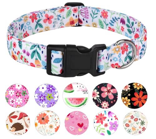 YLrank Hundehalsband, verstellbares Hundehalsband für kleine, mittelgroße und große Hunde, niedliches Welpenhalsband für Jungen und Mädchen, niedliches Design für Jungen, Mädchen, männliche und YLrank Hundehalsband, verstellbares Hundehalsband für kleine, mittelgroße und große Hunde, niedliches Welpenhalsband für Jungen und Mädchen, niedliches Design für Jungen, Mädchen, männliche und von YLrank