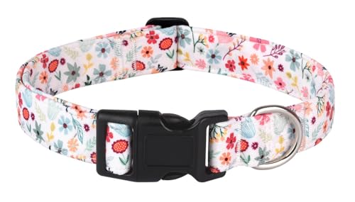 YLrank Hundehalsband, verstellbares Hundehalsband für kleine, mittelgroße und große Hunde, niedliches Welpenhalsband für Jungen und Mädchen, niedliches Design für Jungen, Mädchen, männliche und YLrank Hundehalsband, verstellbares Hundehalsband für kleine, mittelgroße und große Hunde, niedliches Welpenhalsband für Jungen und Mädchen, niedliches Design für Jungen, Mädchen, männliche und von YLrank